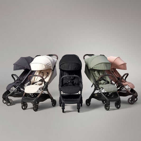 Silver Cross - Clic Compact Pushchair - Travel Stroller - Foldable & Lightweight Stroller - Cabin Size - Newborns to 4 years - Sage