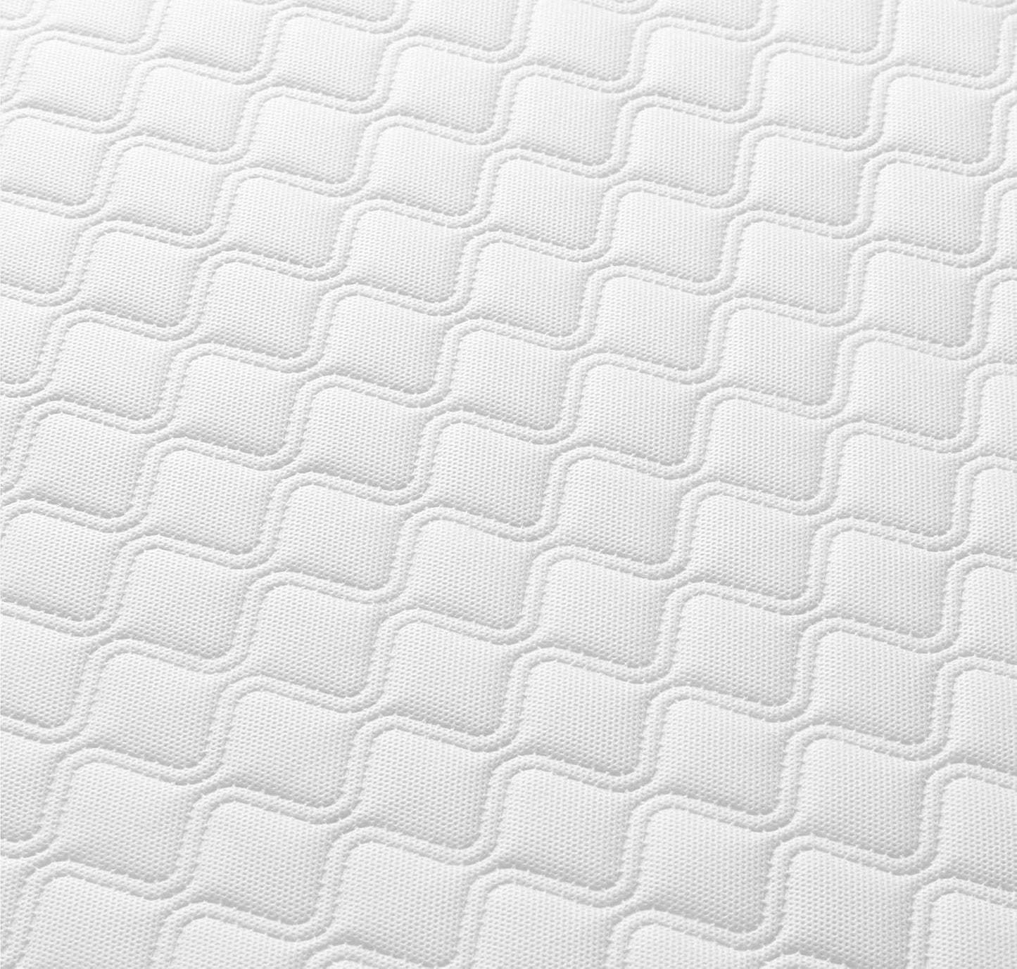 Tutti Bambini Deluxe Eco-Fibre Cot Mattress 120 x 60cm - Hypoallergenic, Breathable & Wipeable Travel Cot Mattress, Soft & Supportive Cot Bed Mattress, Toddler Bed Mattress, Baby Mattress