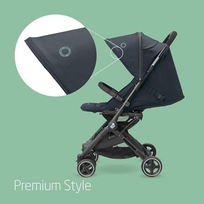 Maxi-Cosi Lara2 Pushchair, 0-4 Years, 0-22 kg, Baby Stroller, Lightweight & Compact Stroller, 3 Recline Positions, Lie-Flat position, Automatic Fold, Shoulder Strap, Rain Cover, Essential Graphite