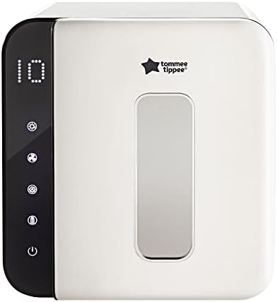 Tommee Tippee Ultra UV Steriliser, Dryer and Storage, Black, for Baby Bottles and Accessories, Steam-Free to Kill Viruses^ and 99.9% of Harmful Bacteria